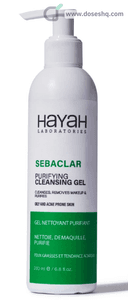 Sebaclar purifying cleansing gel 200 ml
