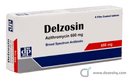 Delzosin 600mg 6 f.c. tabs