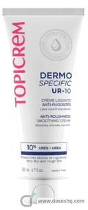 Topicrem ur-10 anti-roughness smoothing cream 200 ml