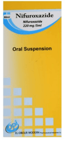 Nifuroxazide 220mg/5ml 60ml susp