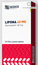 Lipona 40mg 10 f.c.tab