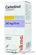Carbotinol 150mg/15ml (50mg) i.v. infusion