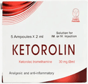 Ketorolin 30mg/2ml 5 amp
