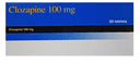 Clozapine 100mg 20 scored tab